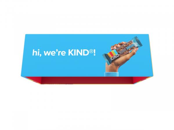 RE-196 (3D) Four-Sided Rectangle Hanging Sign -- Printed Interior Graphics